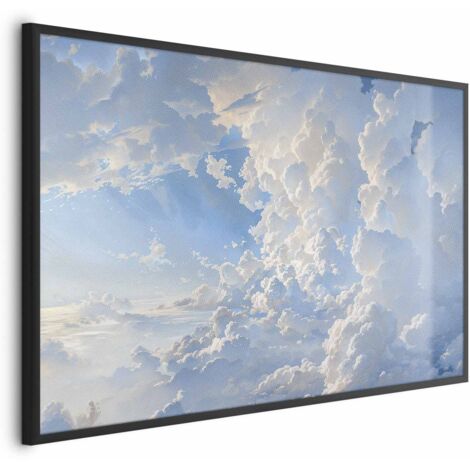 Affiche - Le soleil révèle les secrets des nuages : des images spectaculaires dans le ciel (1/4)