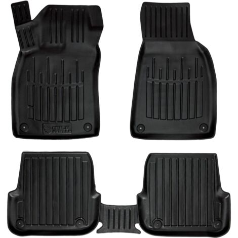 Tapis de voiture Audi A6 C6 2004-2008 avant lifting, distance entre les centres des butées de tapis arrière 34 cm (1/5)