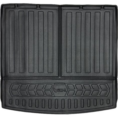 Tapis de coffre pour Volkswagen Tiguan II Allspace à partir de 2017, version 7 places (3ème rangée de sièges rabattus), Allspace