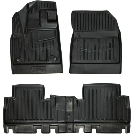 Tapis de voiture Citroën Berlingo III version 2018-2024 avec accoudoir, 5 places