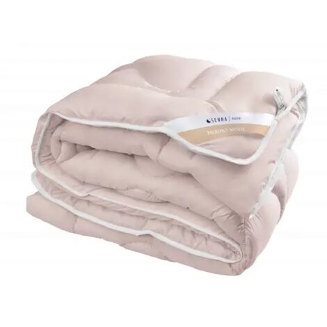 Couette en laine 135x200 Merino Wool rose 100% laine de mouton naturelle Inter Widex (1/3)