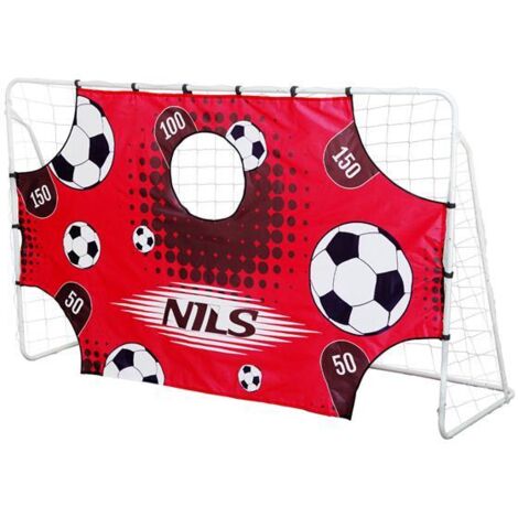 BUT DE FOOT 2 EN 1 BR240P AVEC FILET ET PANNEAU 240x150cm NILS (1/5)
