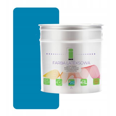 Peinture murale latex bleu ciel 2L - Magasin d'usine (1/5)