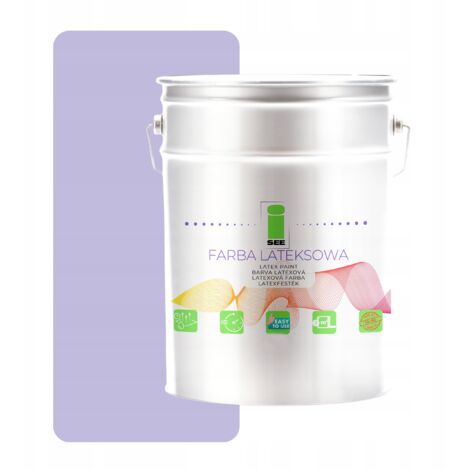 Peinture murale latex pour intérieur, lilas violet, 5L, Pologne (1/5)