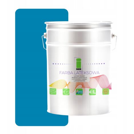 Peinture murale latex bleu ciel 5L - Magasin d'usine (1/5)