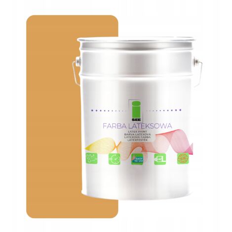 Peinture murale latex pour intérieur, couleur or clair terre cuite, 10 L (1/5)