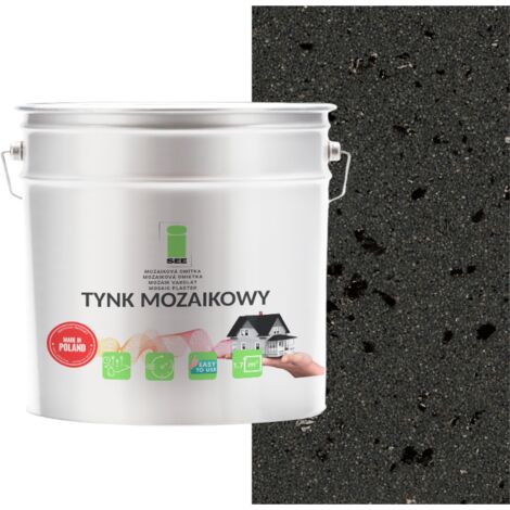 ENDUIT MOSAÏQUE EN RÉSINE AVEC MICA GRAPHITE CLASSE 1 RÉSISTANT AU GEL 7 kg