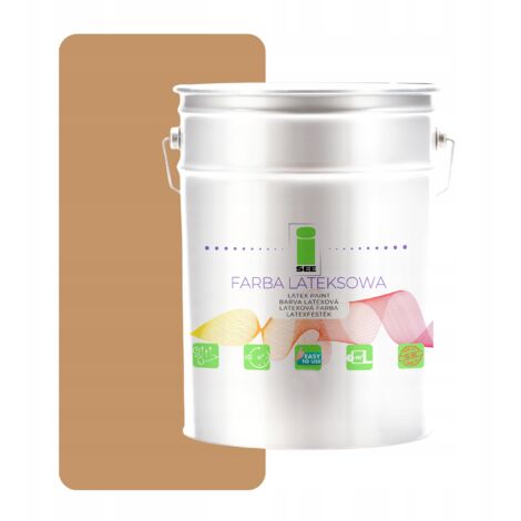 Peinture latex pour murs intérieurs beige pastel 10L Pologne (1/5)