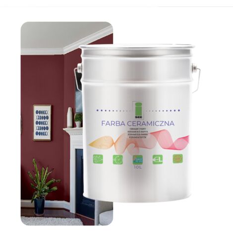 Peinture murale céramique lavable marron chaud 10L Fabricant (1/5)