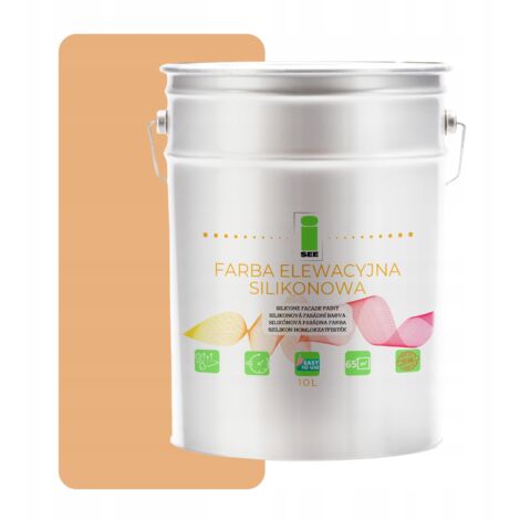 Peinture silicone pastel pour façades 10L, produit de qualité supérieure (1/5)