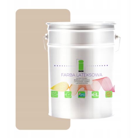 Peinture murale latex beige pour intérieur 5L - Magasin d'usine (1/5)