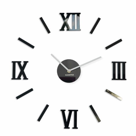 Grande horloge murale à chiffres romains 50-75 cm (1/3)