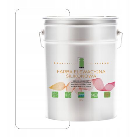Peinture silicone pour façade, blanc extra, 5L, perméable à la vapeur (1/5)