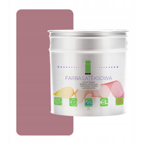 Peinture murale latex pour intérieur Rose turque 2L Fabricant (1/5)