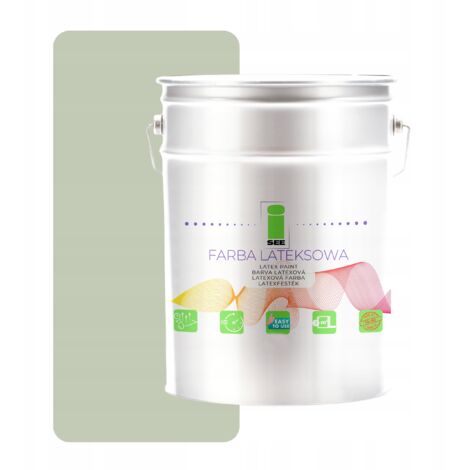 Peinture murale latex pour intérieur, vert thé, 5L, Pologne (1/5)