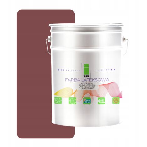 Peinture murale latex marron chaud 5L - Fabricant (1/5)