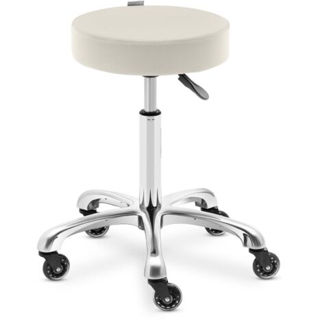 Tabouret cosmétique sur roulettes jusqu'à 150 kg WORCESTER - beige (1/4)