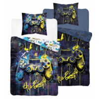 Tapis de jeu Bedding Glow in the Dark 140x200 pour console de jeu