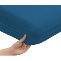 Drap housse JERSEY 220x200 Bleu Denim