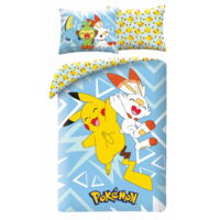 Parure de lit enfant 140 x 200 Pokémon Pikachu en microfibre