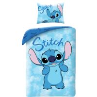 Parure de lit en coton 160x200 Lilo et Stitch Hit Youth bleu