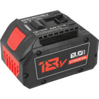 Batterie Bosch ProCore 18V 8Ah – Indicateur de charge LED – Construction ABS+PC ignifuge – Système de protection avancé BMS