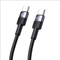 Câble tressé USAMS USB-C vers USB-C 1,2 m 60 W