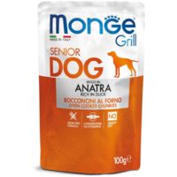 Monge Dog Grill Senior morceaux au canard 100g