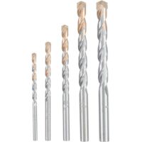 JEU DE 5 FORETS À MAÇONNERIE POUR BÉTON 4-10 MM - I-10501892
