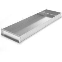 Plateau à confiserie en aluminium, fermé, oblong, 580 x 200 x (H) 50 mm Hendi 689868