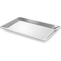 Assiette de présentation pour banquet en acier inoxydable GN 1/1, hauteur 20 mm - Hendi 410110