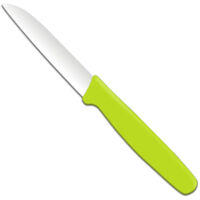 Couteau à éplucher fruits et légumes 180 mm - vert