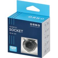 Prise Hermétique Encastrée, 2P+Z, IP55, Acier Inoxydable, OR-AE-1397, Orno