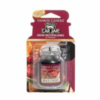 Yankee Candle Car Jar® Ultimate Black Cherry - désodorisant pour voiture, parfum intense de cerise
