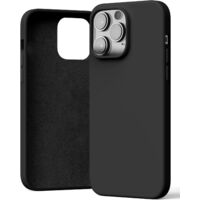 COQUE EN SILICONE NOIRE POUR APPLE IPHONE 14 PRO MAX