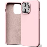 COQUE EN SILICONE ROSE POUR APPLE IPHONE 14 PRO MAX
