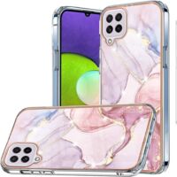 COQUE MARBRE ROSE POUR SAMSUNG GALAXY A22