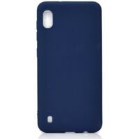 COQUE POUR SAMSUNG GALAXY A10 COQUE ARRIÈRE EN SILICONE BLEU MARINE