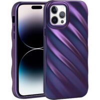 COQUE POUR APPLE IPHONE 14 PRO MAX SILICONE VIOLET DURABLE