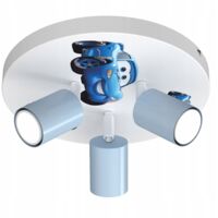 LAMPE DE PLAFOND POUR ENFANTS GARÇONS LED VOITURES LAMPE POLONAISE GU10