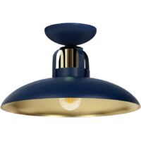 PLAFOND FELIX 1 E27 BLEU MARINE MILAGRO MLP7713