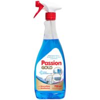 Nettoyant pour vitres PASSION GOLD au vinaigre d'alcool bleu 750 ml