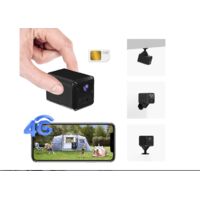 Caméra de surveillance UCOCARE Mini GSM 4G LTE pour carte SIM 4G LTE, HD 1080p, batterie 5200 mAh