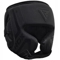 RDX T15 Noir Casque De Boxe Grande Cuir PU - RDX - HGR-T15MB-L