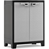 Keter – Armoire de jardin étanche 80x44x100 cm – Certifiée IPX3 – Charnières métalliques – Pour terrasse et jardin