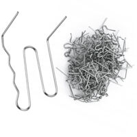 Rosfix Set Agrafes Plastique S 0,8mm – Agrafes Rondes Et Plates 100 Pièces Haute Résistance Pour Réparation Plastique, Bricolage, Prototypage Accessoire De Fixation