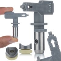 Rosfix Buse de Pulvérisation Hi-Flow 319 – Jet 15 cm, Pour Acrylique et Latex Haute Précision compatible avec pistolet airless Graco, Wagner, Titan, Dedra