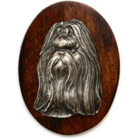 Shih Tzu, Shi tsu, Shi-Tzu, Szi-cu, Szitzu I - broche d'exposition, clip de numéro de départ, badge de chien par Art-Dog