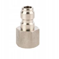 Rosfix Adaptateur 3/8" F avec Raccord Rapide Mâle – Acier Inoxydable 304 Filetage 3/8" Femelle Haute Pression Pour Nettoyeur, Mousseur, Lance Accessoire de Lavage