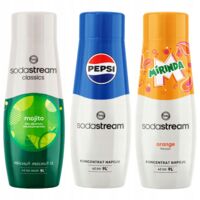Sirops SODASTREAM Pepsi + Mirinda + Mojito pour fontaine à soda 3 pcs.